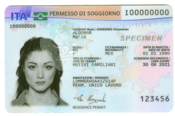 Italy Residence Permit (Permesso di Soggiorno Italia)